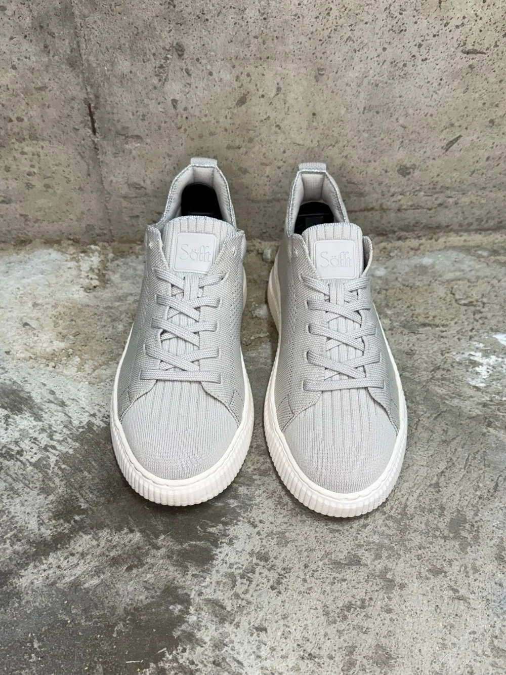 Sofft Faro Knit Comfort Sneakers Gray Size 9